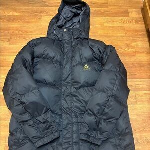 Men’s Mangrove Black Down Parka Coat Size 3XL